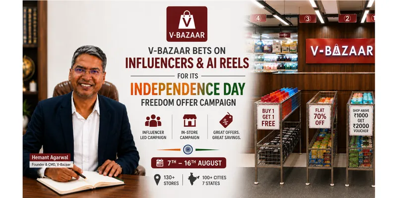 V-Bazaar Rolls Out Independence Day Campaign Using Influencers and AI-Generated Reels